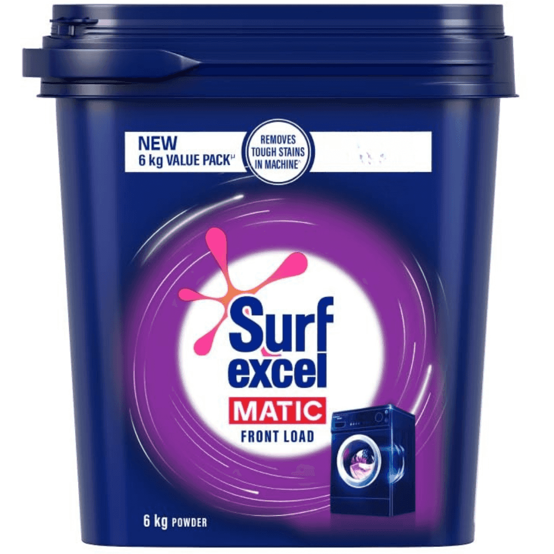 SURF EXCEL FRONT LOAD BUCKET 6KG +500ML FREE