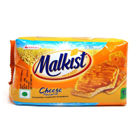 Malkist Cheese Flavoured Crunchy Layered Cracker Biscuits  138 g