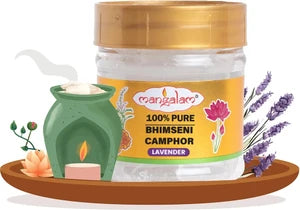 MANGALAM BHIMSENI CAMPHOR (LAVENDER)- 50GM