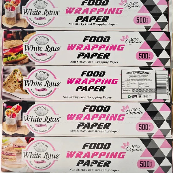 WHITE LOTUS FOOD WRAPPING PAPER 500GM